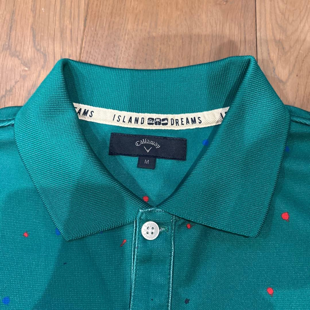 Callaway ドット柄 ポロシャツ Mサイズ - メルカリ