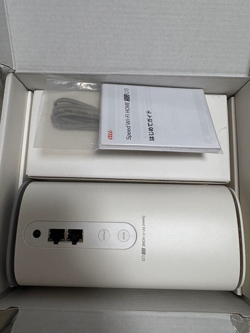 Speed Wi-Fi HOME 5G L13 ホワイト - メルカリ