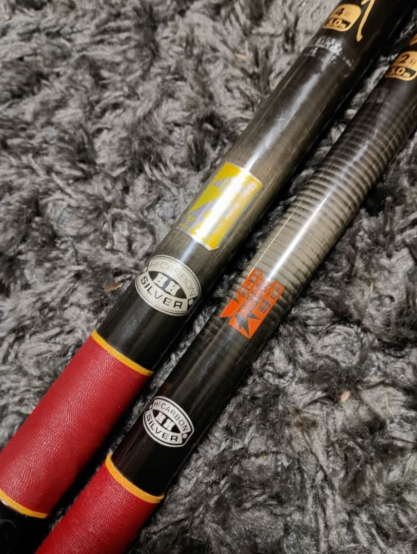 がまかつ がま磯 中硬2号5m & 硬調4号5m まとめて2本 - メルカリ