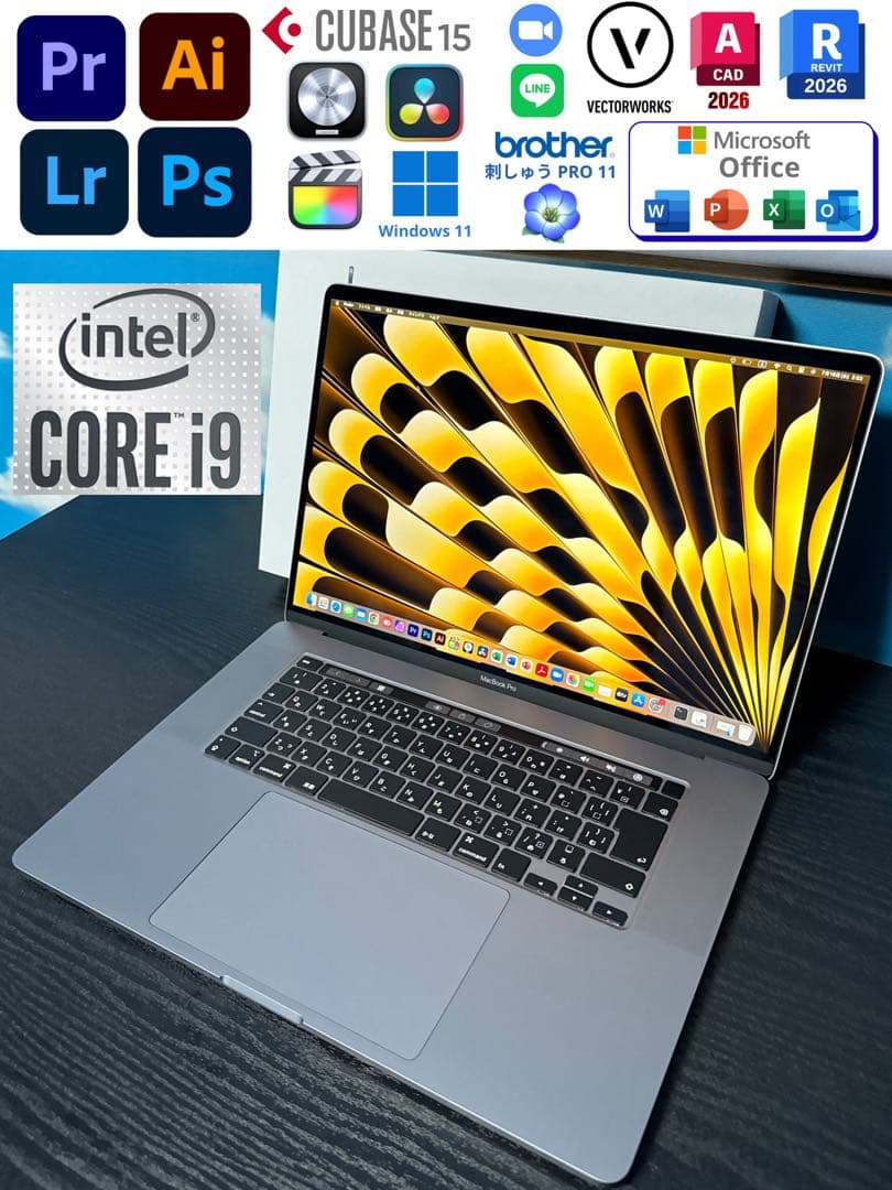 美品 MacBook Pro 16インチ i9 32/1TB CAD&3D設計 - メルカリ