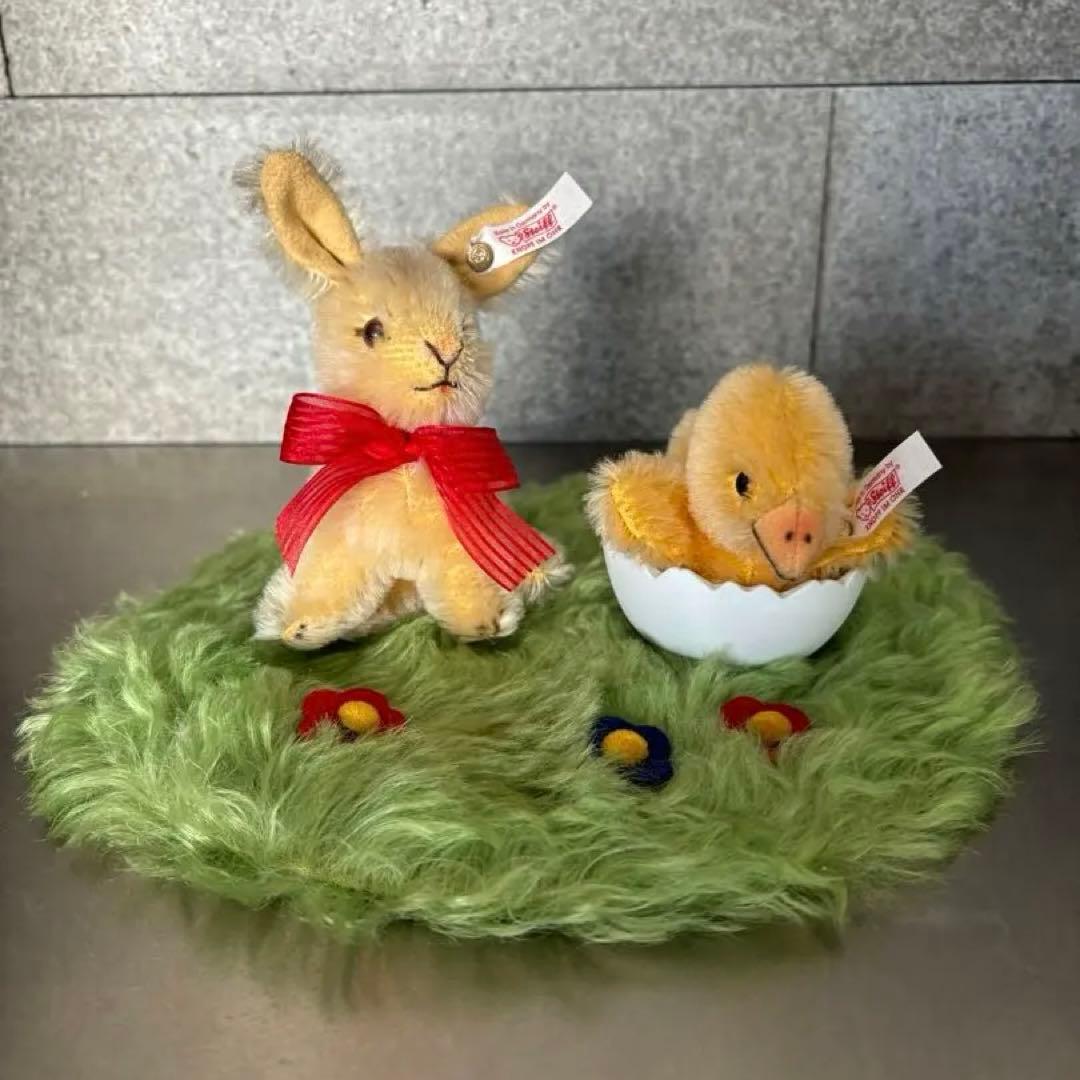 【美品】シュタイフ　イースタージオラマ