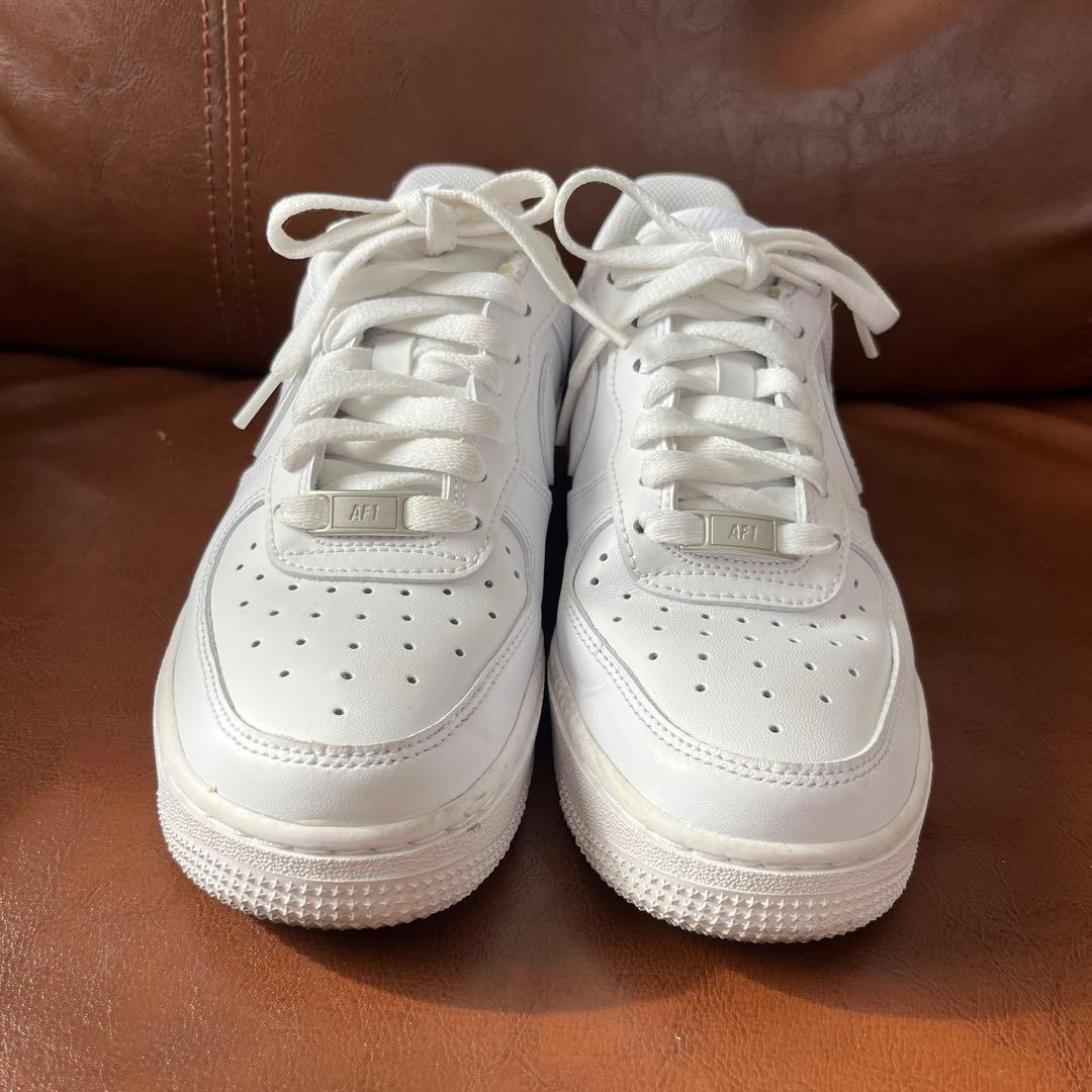 23.5cm ナイキ エアフォース1 ロー 白