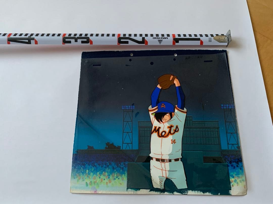 セル画 水島新司 野球狂の詩 火浦健　当時