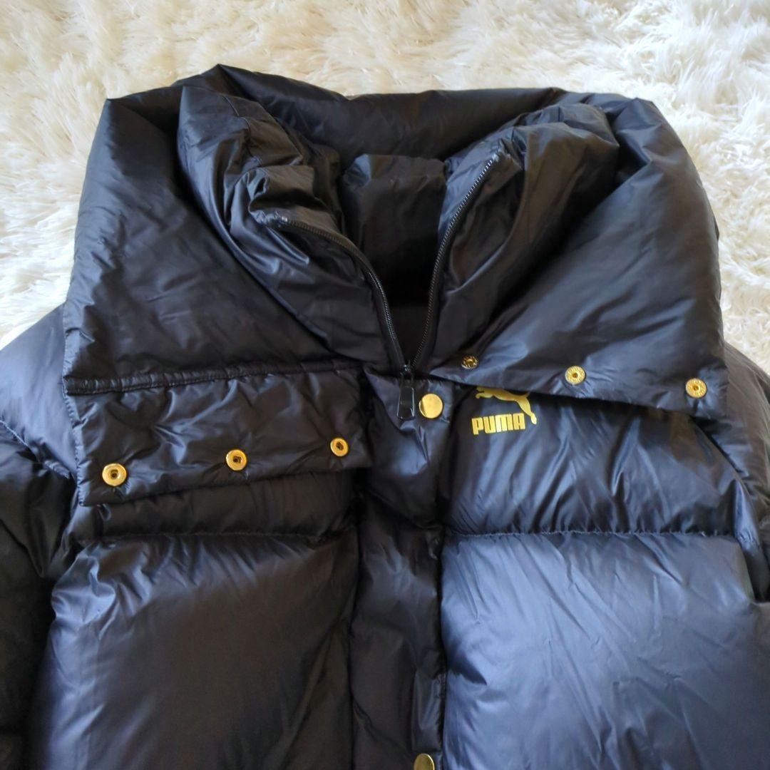 極美品 未使用に近い Puma プーマ ロングダウンコート ベンチコート S