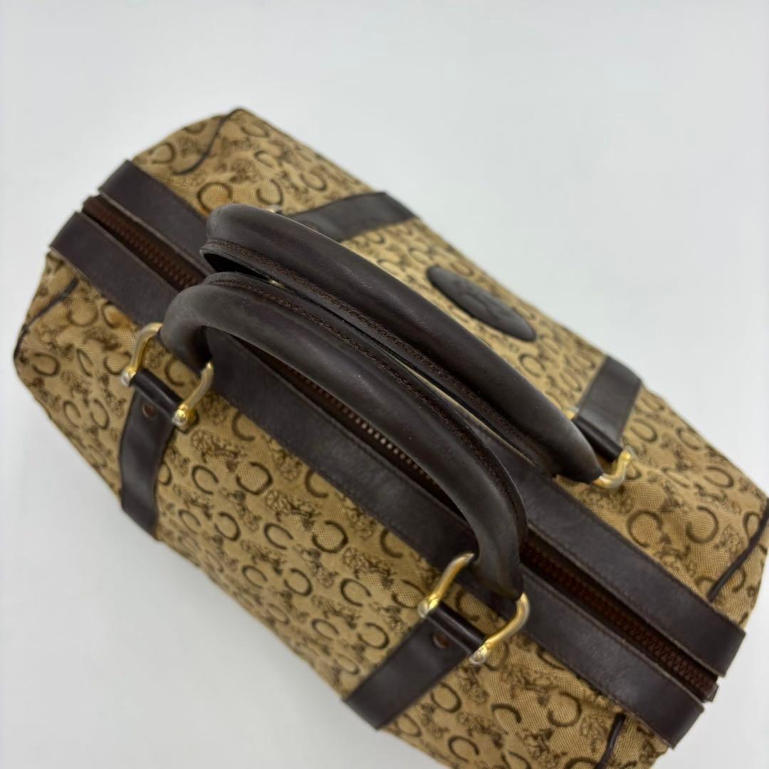 CELINE セリーヌ オールド ハンドバッグ ミニボストン マカダム 馬車