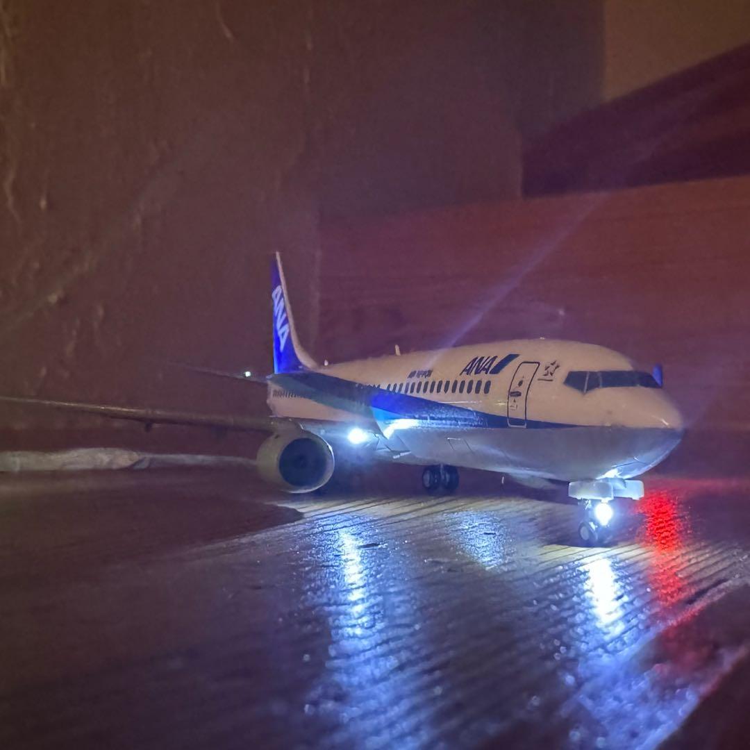Boeing 737-800 電飾加工済航空機模型 - メルカリ