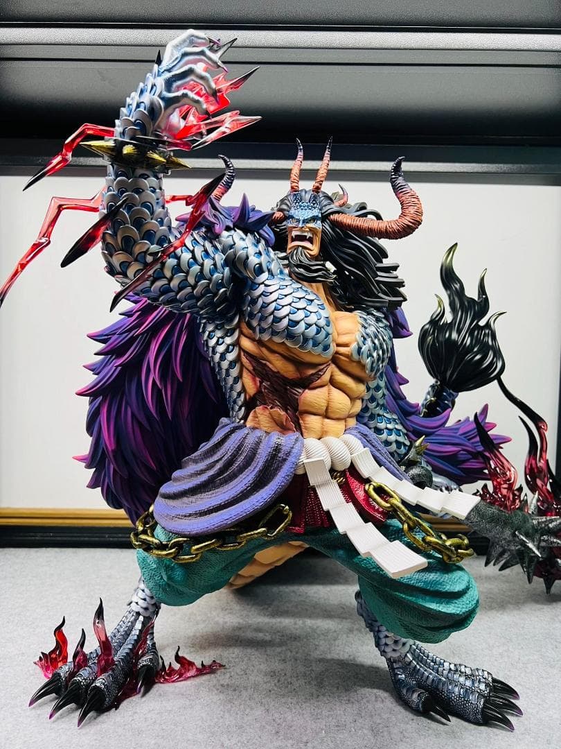 ワンピース 百獣のカイドウ 人獣型 フィギュア ガレージキット 塗装