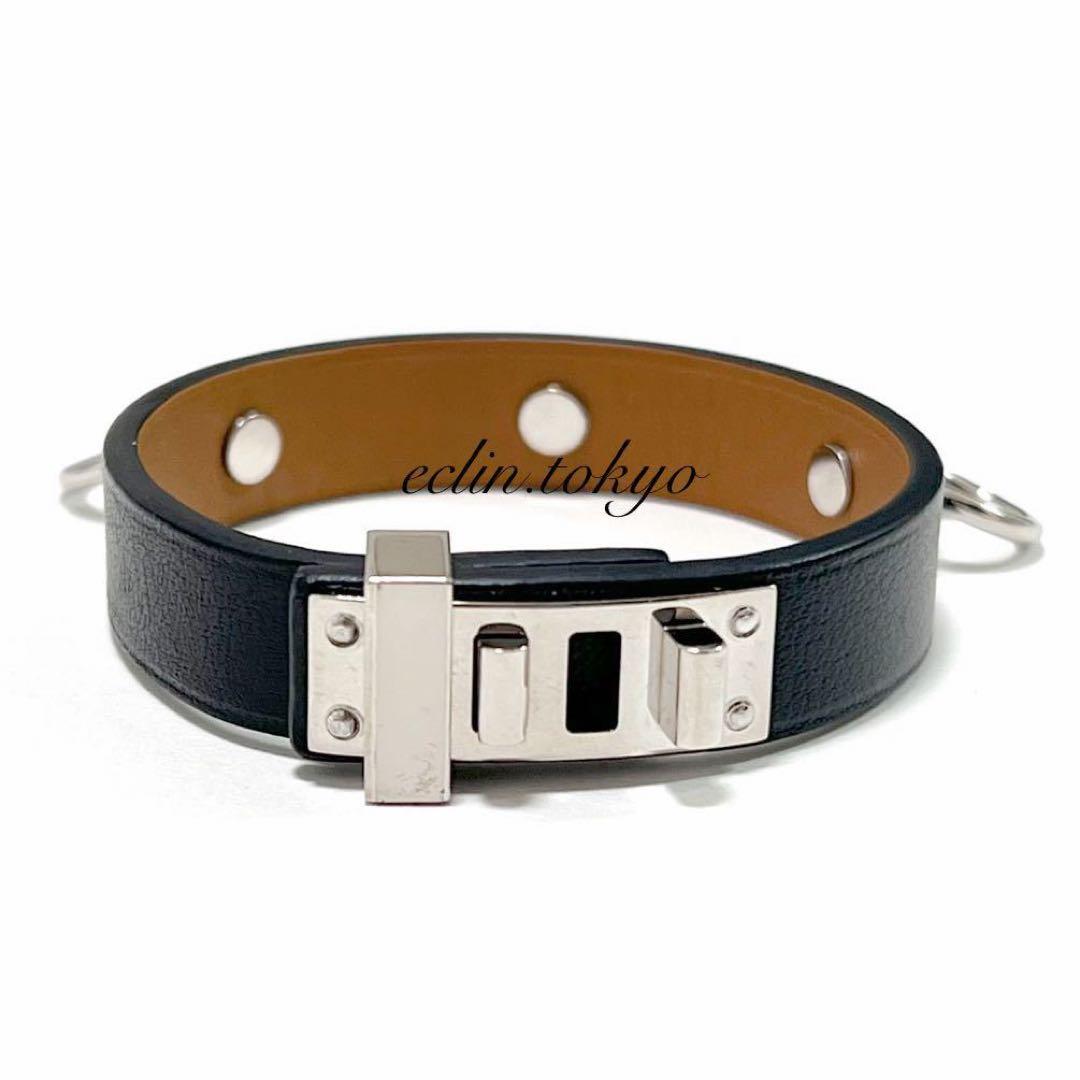 未使用！HERMES《藤原ヒロシ着》ミニドッグ スタッズ バングル E3788