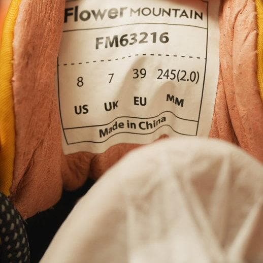 タグ付未使用品 Flower MOUNTAIN YAMANO3　24.5cm