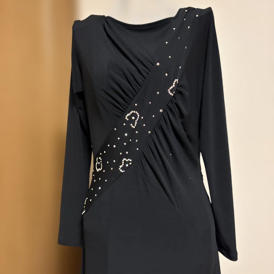 最終クリスマスSALE22222-15000チャコット M 社交ダンスドレス - 社交