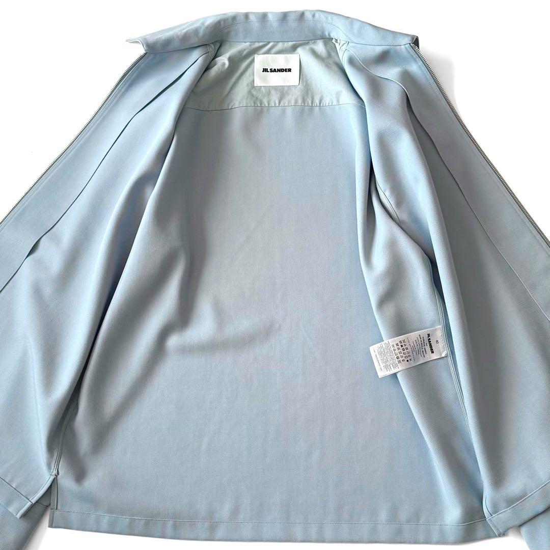 23SS】JIL SANDER ジップアップ シャツジャケット ブルゾン 40 - メルカリ