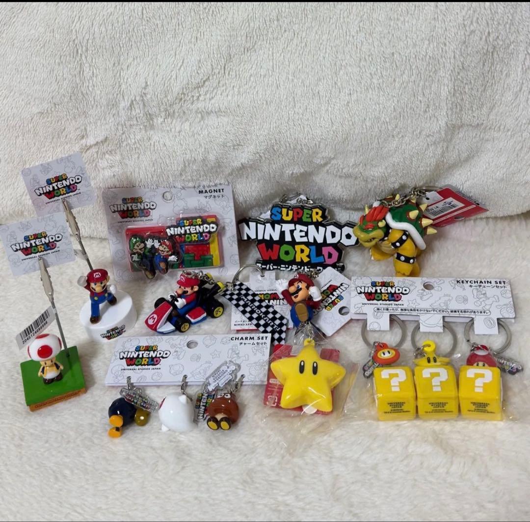 USJスーパーマリオブラザーズグッズセット任天堂マリオキーホルダーバラ売り不可 USJ 任天堂 スーパーマリオ キーホルダー マリオ お土産 グッズ 公式