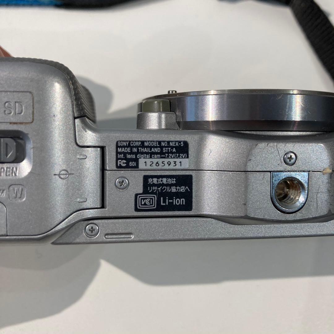 s1799 SONY α ミラーレスカメラ シルバー 充動作未確認 アルファ