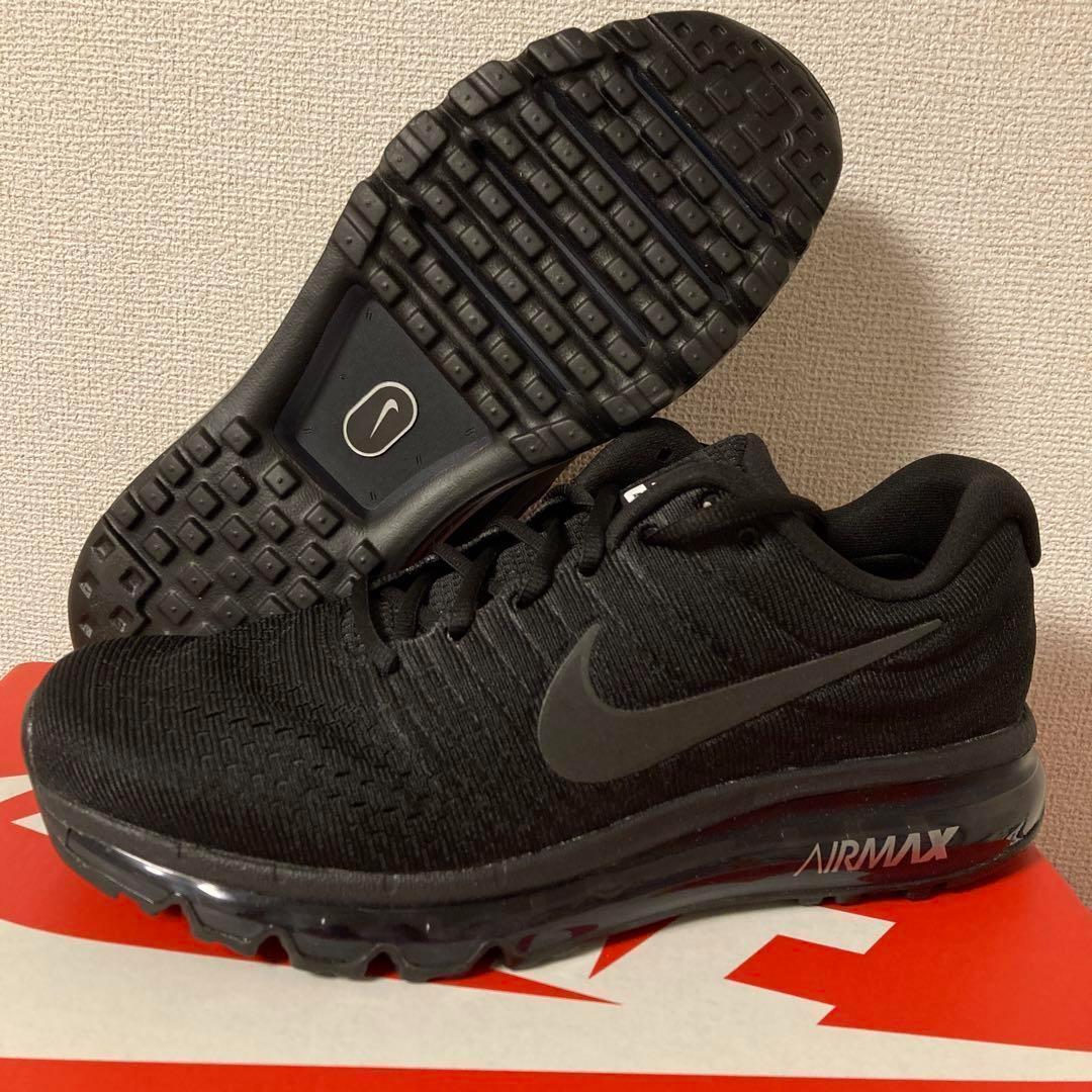 【新品未使用】NIKE AIR MAX 2017 トリプルブラック 25.5cm