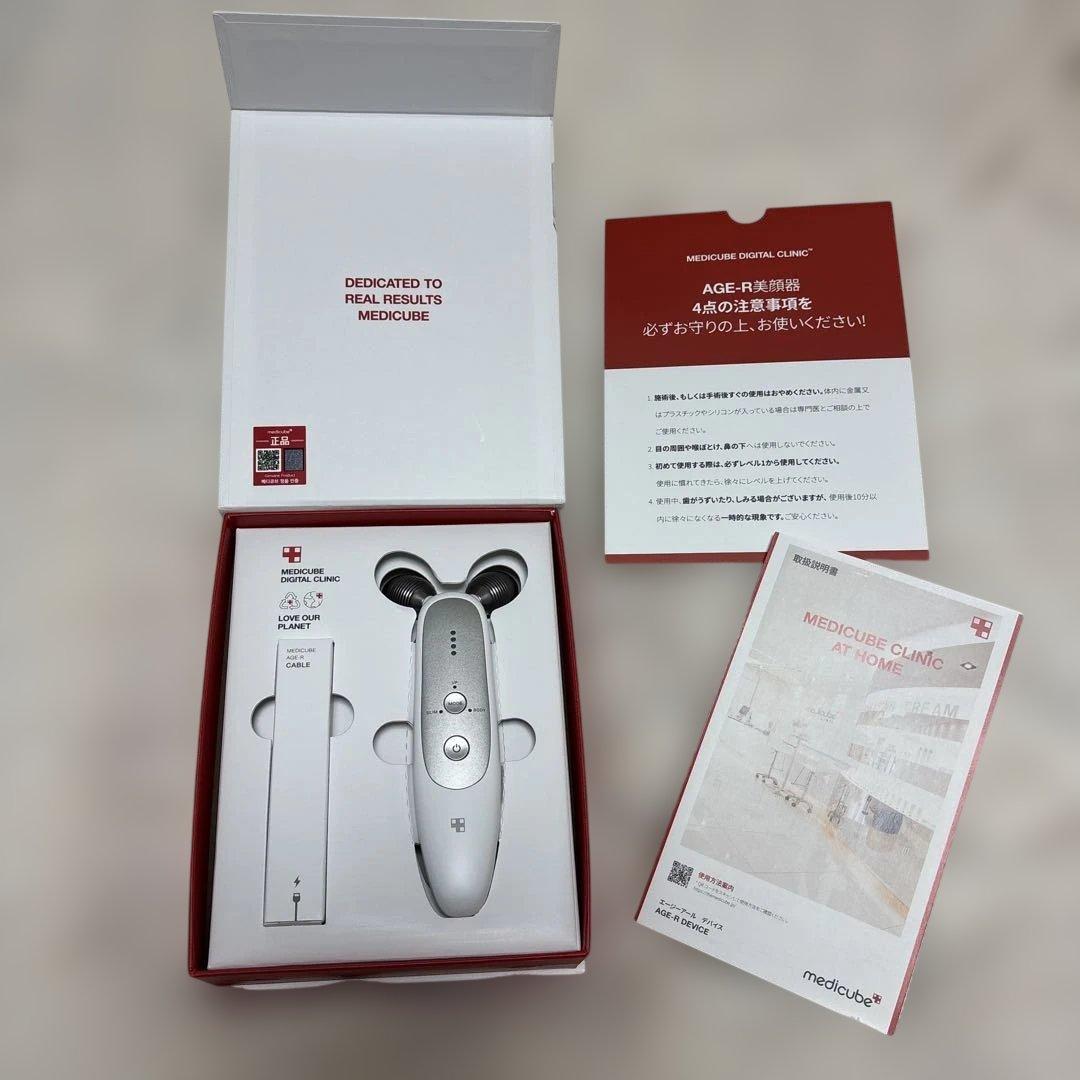 AGE R DERMA EMS SHOT 美顔器 メディキューブ - メルカリ