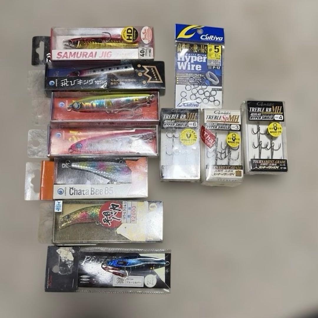 ルアー、フックまとめ売り Amazon | トレブルフック トリプルフック ルアーフックトリプル 丸型