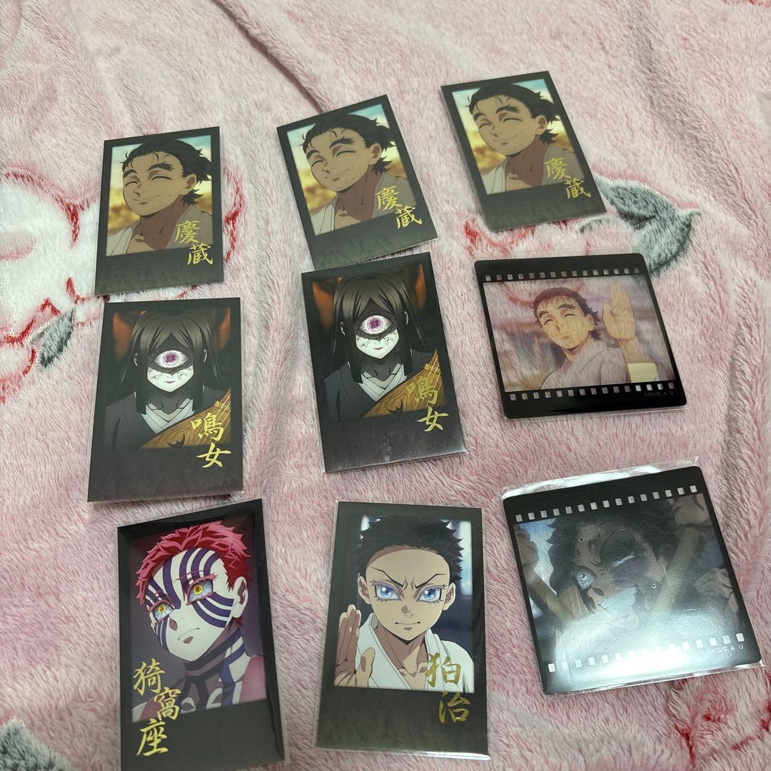 鬼滅の刃ufotable dining チェキ風ブロマイド 狛治 鳴女など9点 - メルカリ