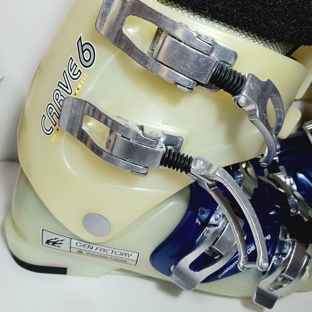 【タグ 未使用】GEN FACTORY CARVE6 スキーブーツ 25.5cm