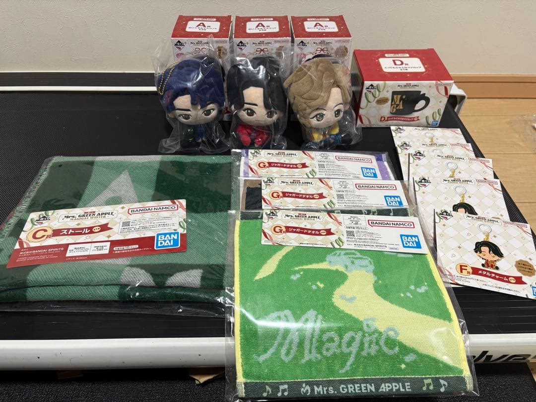 ミセスグリーンアップル　一番くじ　ぬいぐるみA賞　コンプリート