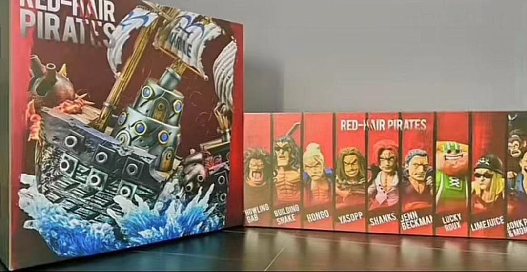 ワンピース YZ 赤髪海賊団 EX版 9点 ガレージキットスタチュー