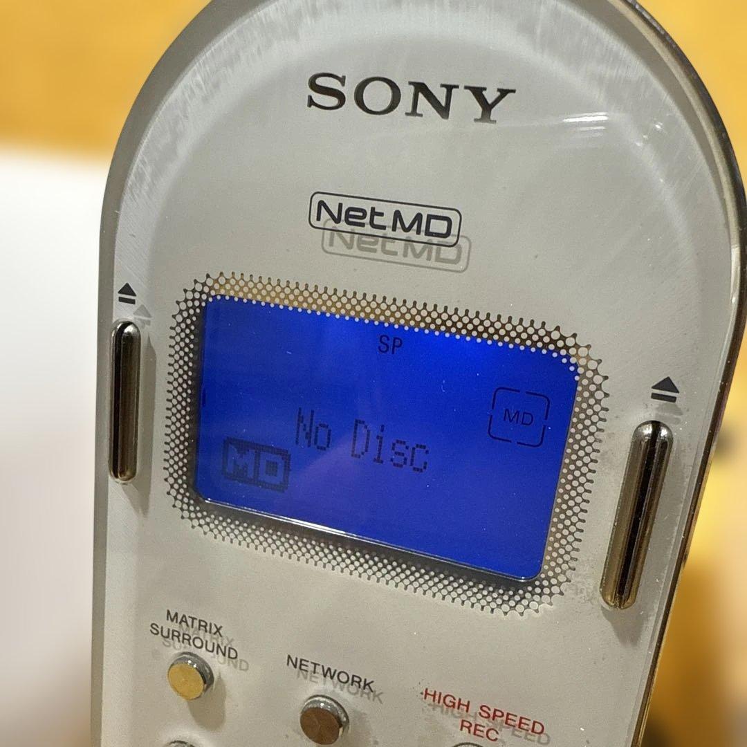SONY LAM-Z03 MDプレヤーオーディオ スピーカー2個 リモコン付