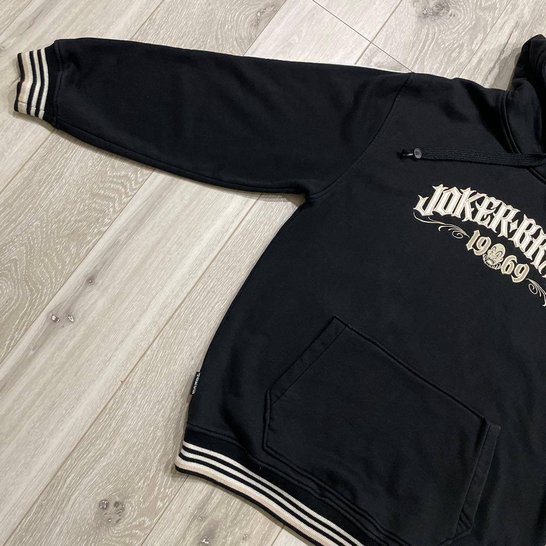 00s Joker Brand パーカー L ブラック ジョーカーブランド B系 - メルカリ
