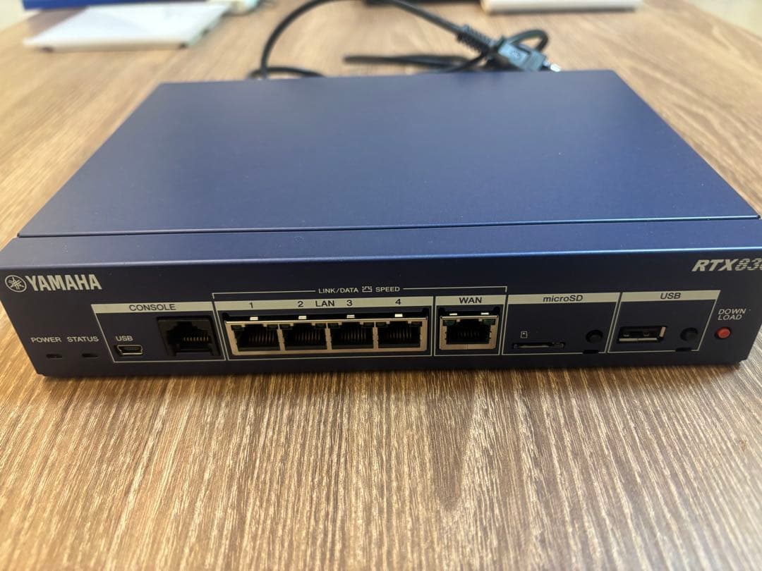 YAMAHA RTX830 ギガアクセス VPN ルーター 動作品 YAMAHA RTX830 ギガアクセス VPN ルーター（ヤマハ） | イミッション
