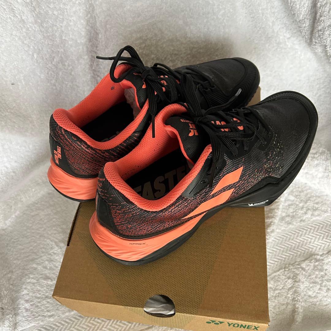 【美品】バボラ　テニスシューズ　JET MACH 3 オムクレー　25.5cm