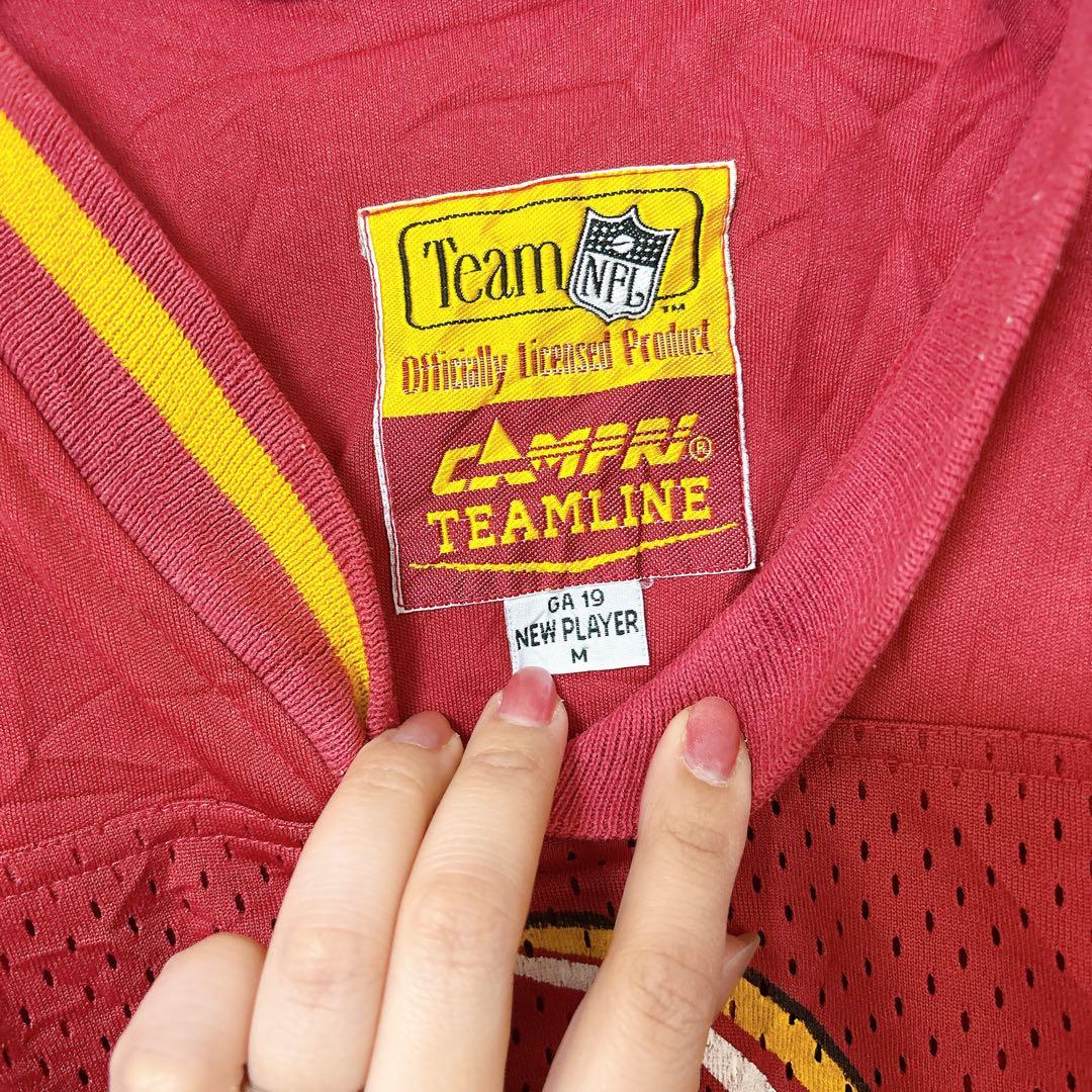 希少 90s NFL ワシントン レッドスキンズ メッシュジャージ CAMPRI