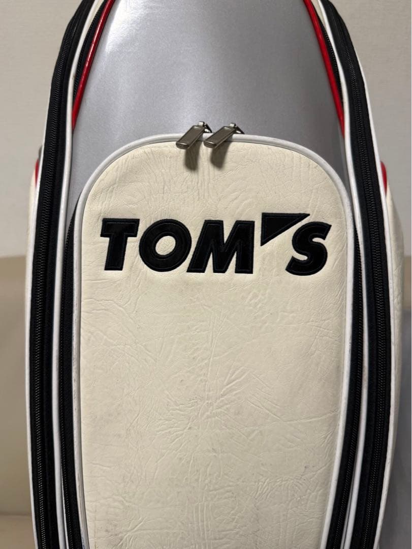 送料込み】希少ゴルフバッグ トムス 3点式ショルダー 高級キャディ