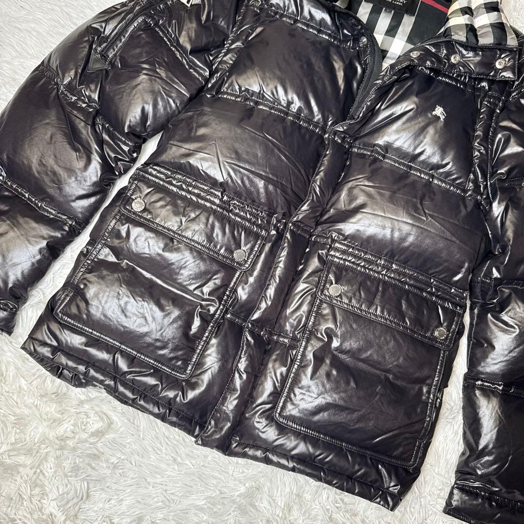 美品✨バーバリーブラックレーベル 2way ダウンジャケット ノバ