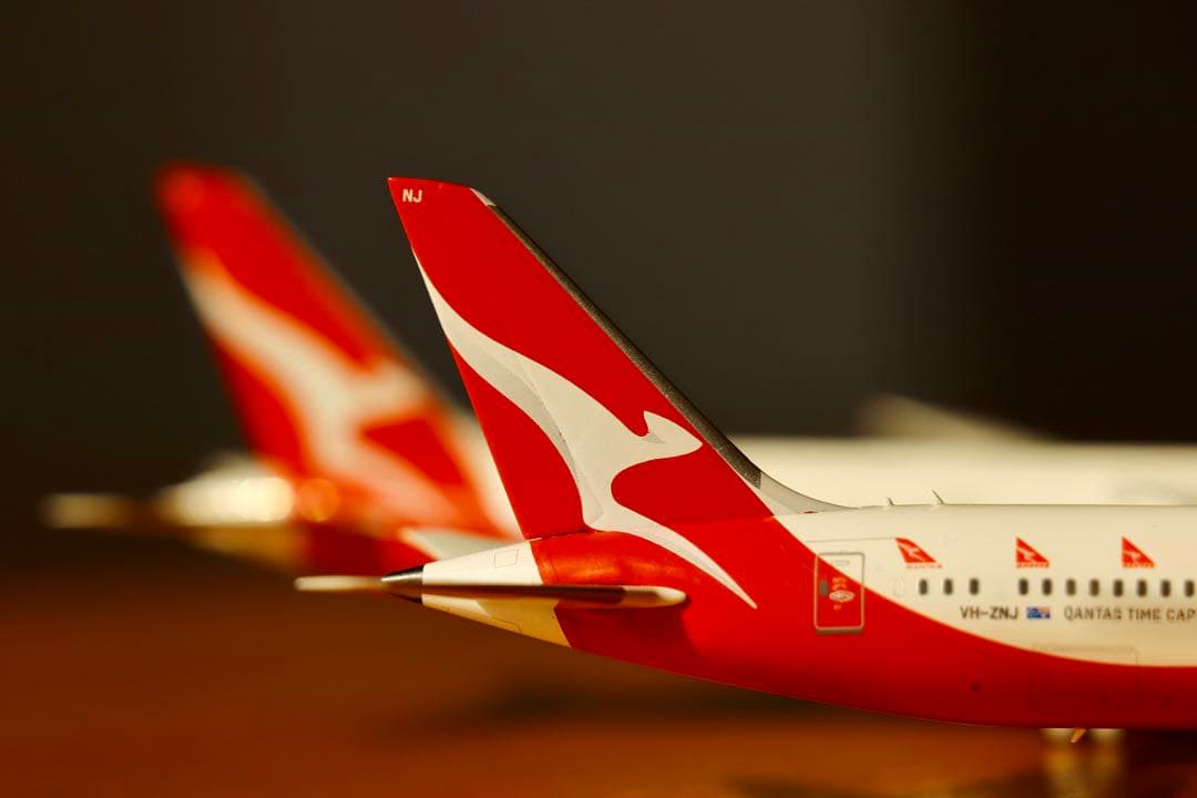 仲*介様 NG models カンタス航空 ボーイング787-9 100周年記念 - メルカリ