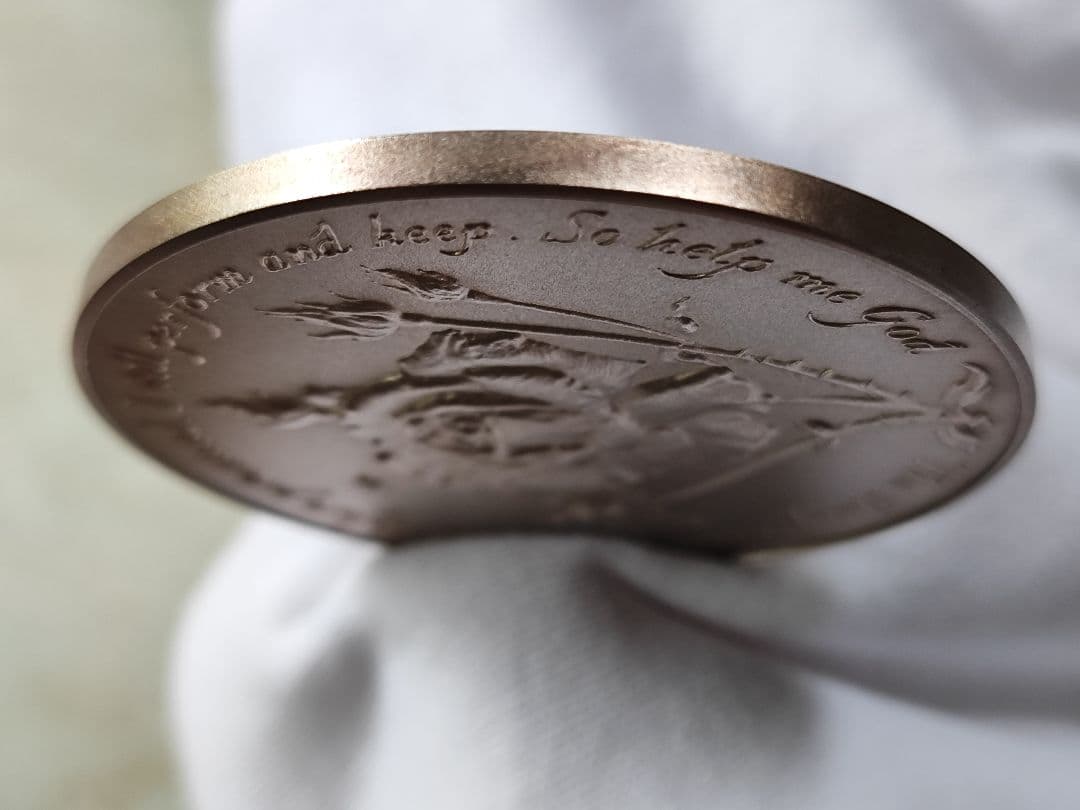 希少1977 イギリス エリザベス ジュビリー 銀 メダルシルバーコイン