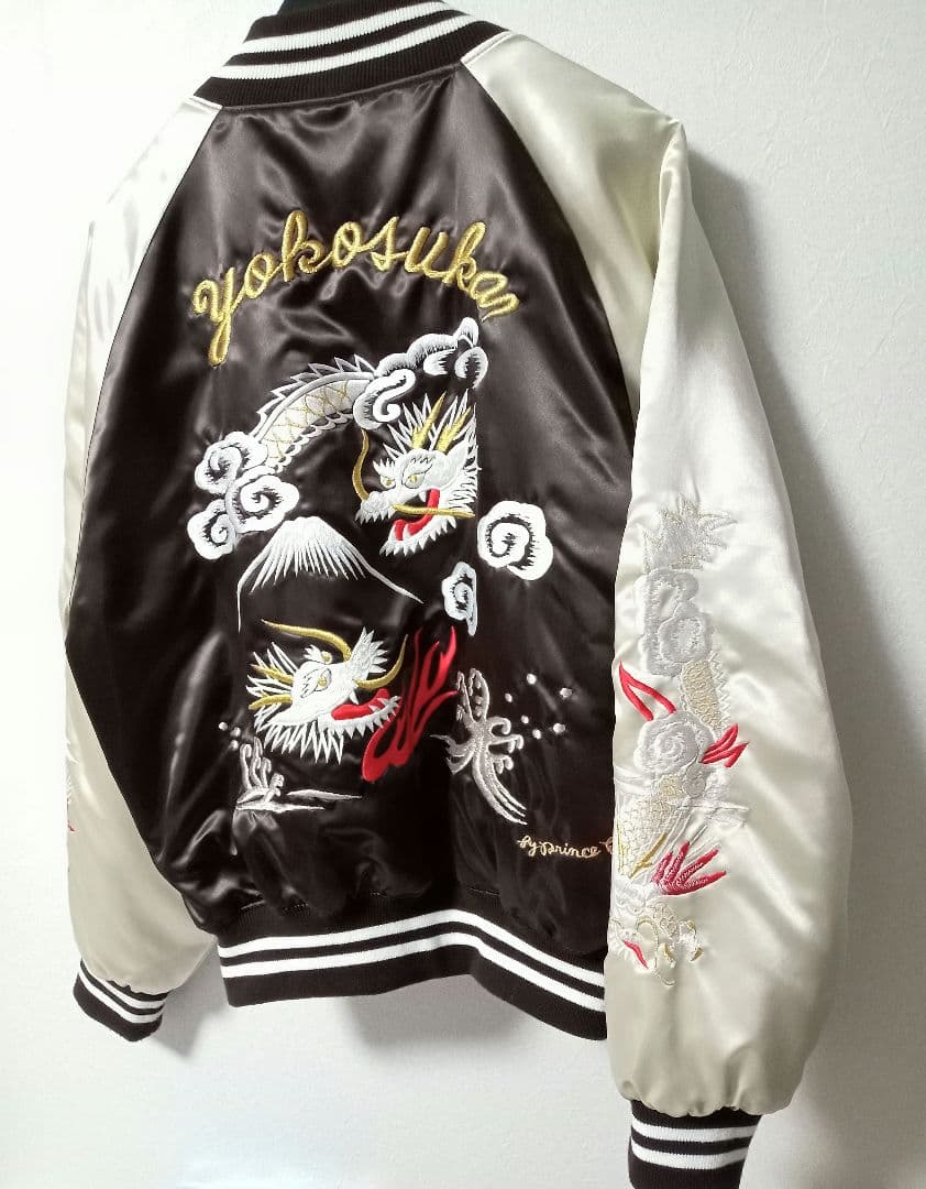 プリンス商会 横須賀 スカジャン L 龍 - メルカリ