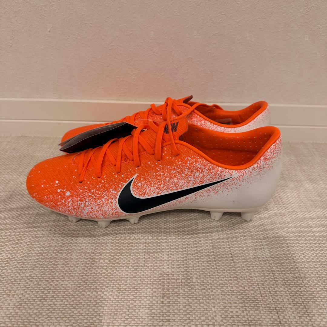 サッカー Nike Mercurial スパイク オレンジ 27.5cm 未使用 - メルカリ