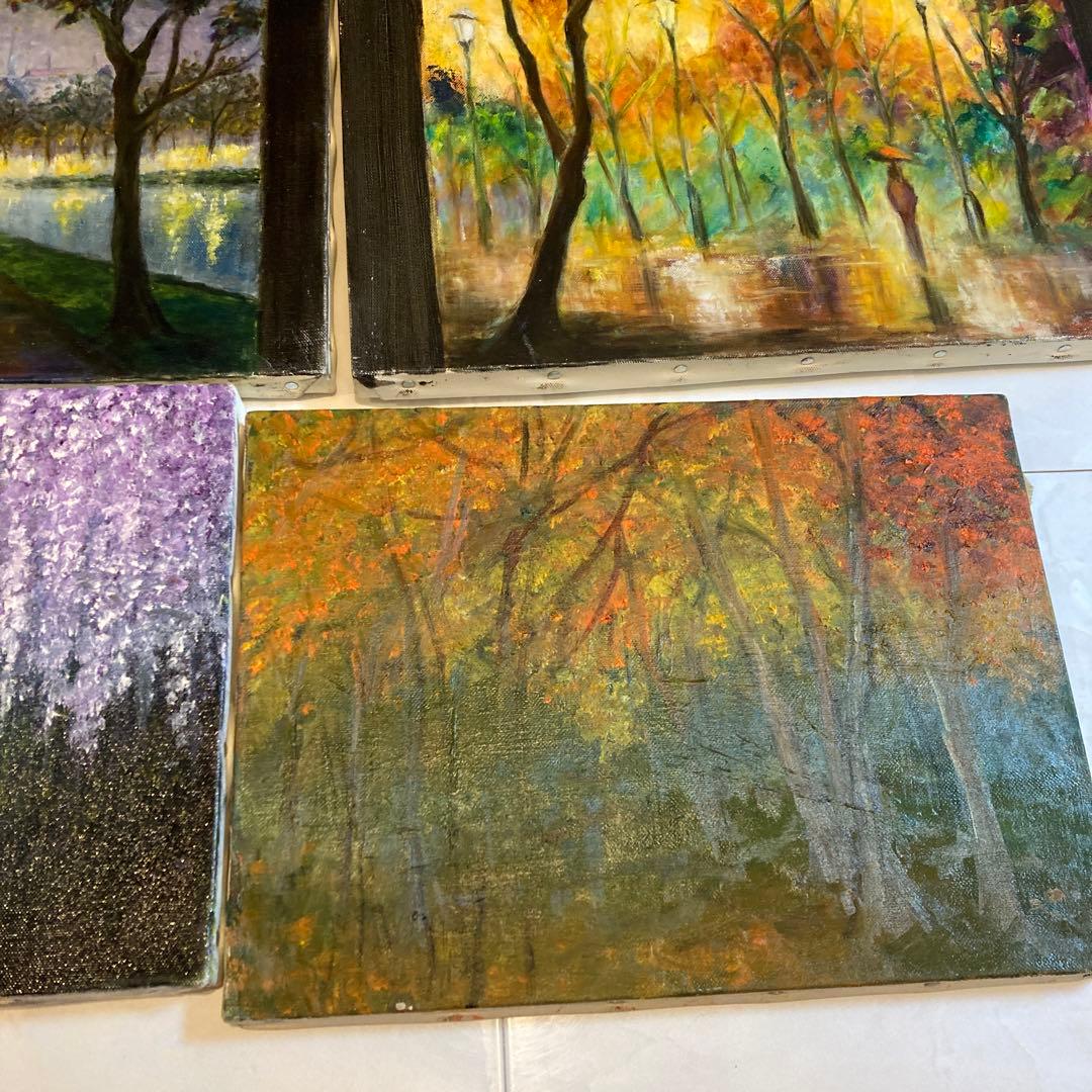 特！素人の油絵5枚セット