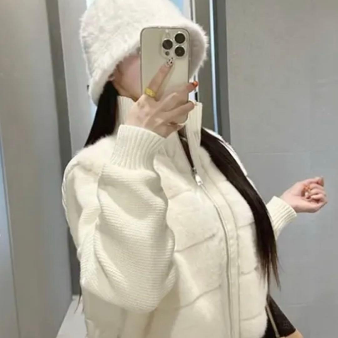 DHOLIC 2WAYニットスリーブ エコファーダウンジャンパー - メルカリ