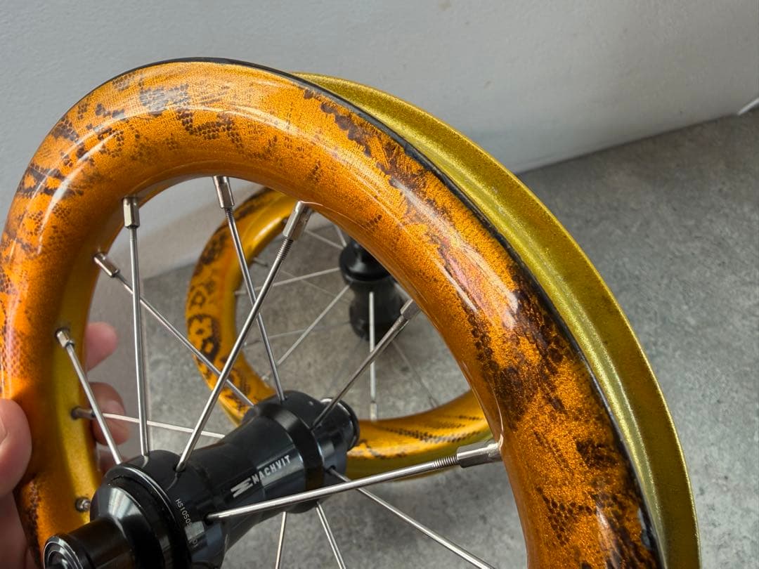 中古】マッハビット V3 カーボンリム 16スポーク カスタムリム ラン