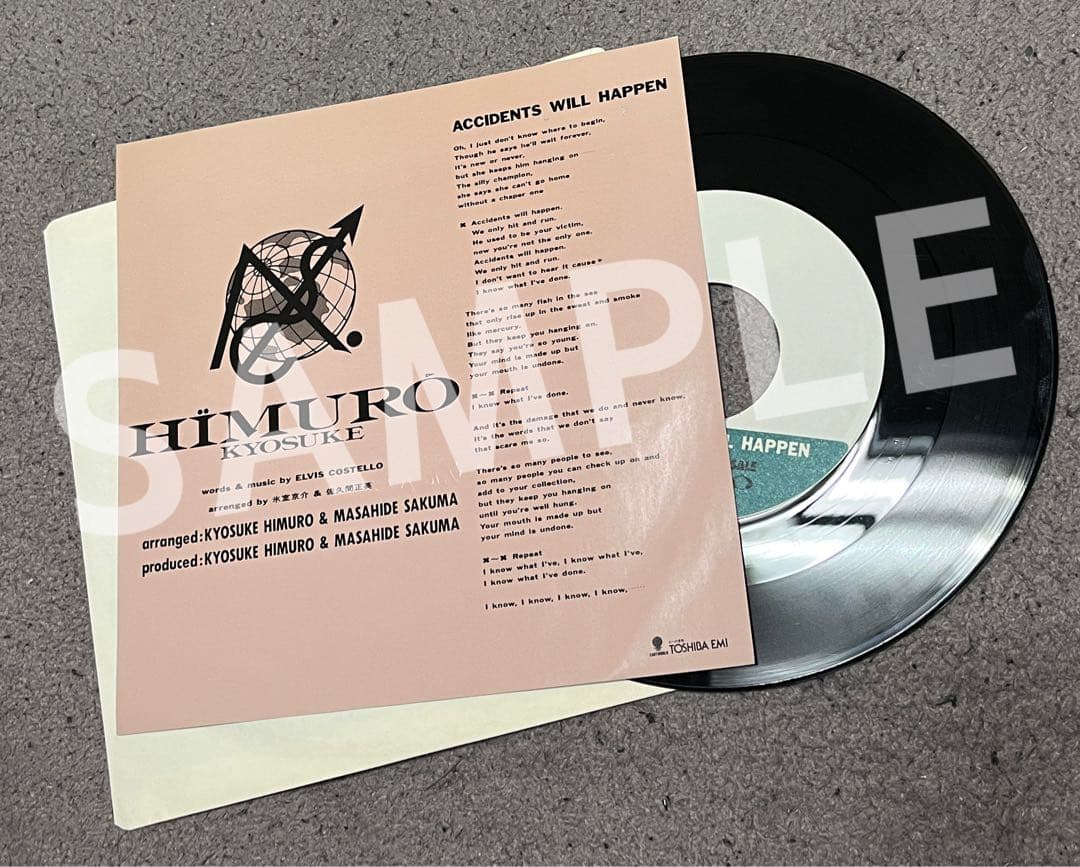 氷室京介 プロモEP 非売品 ACCIDENTS WILL HAPPEN