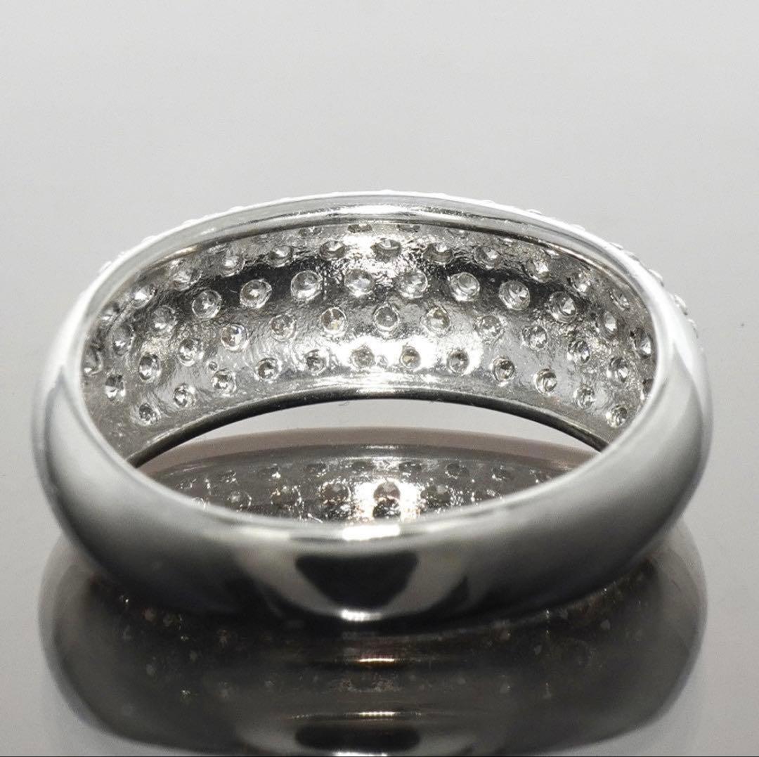 ダイヤ リング ダイヤモンド 指輪 1.0ct プラチナ パヴェ 1ct 12号