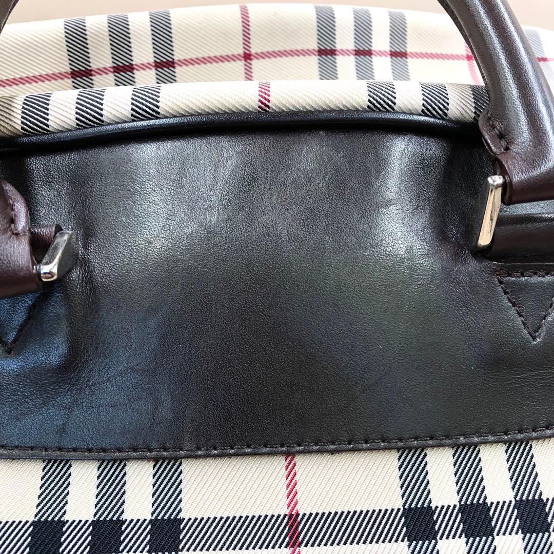 SG3785B バーバリー トートバッグ ハンドバッグ チェック柄 大きめ