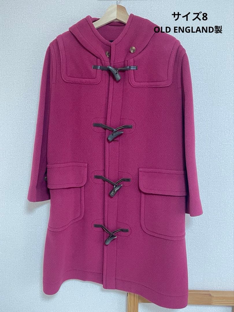 【限定お値下げ】OLD ENGLAND ヘリンボーンダッフルコート 美品 OLD ENGLAND オールドイングランド ダッフルコート ヘリンボーン