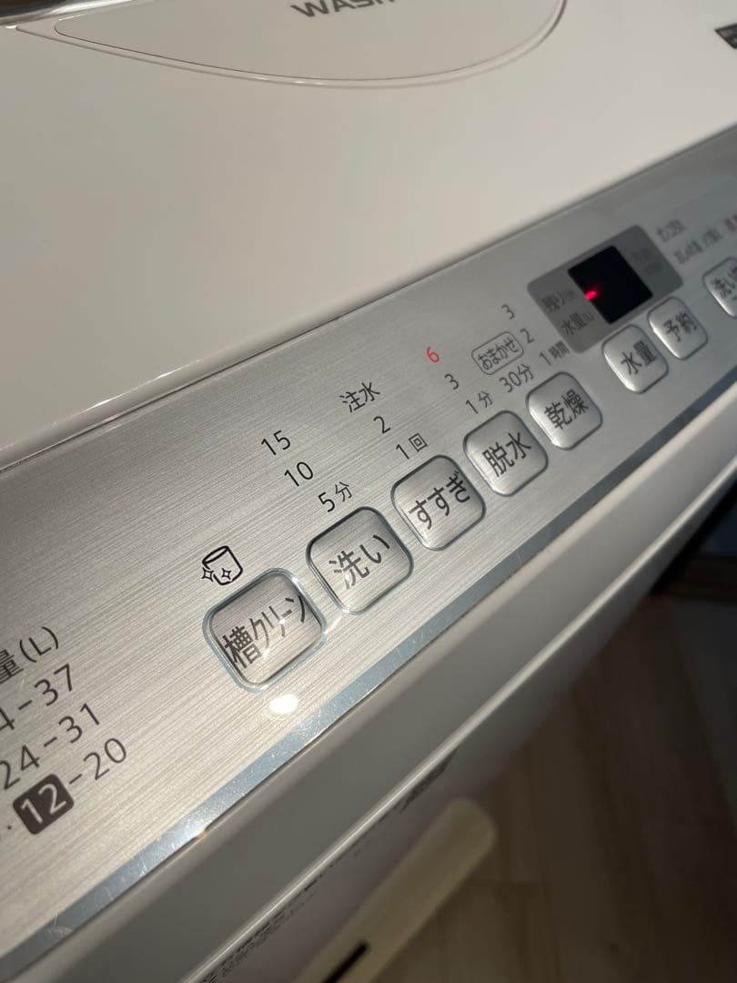 [全国配送] 美品 SHARP 洗濯乾燥機 ES-TX5C-S 5.5kg