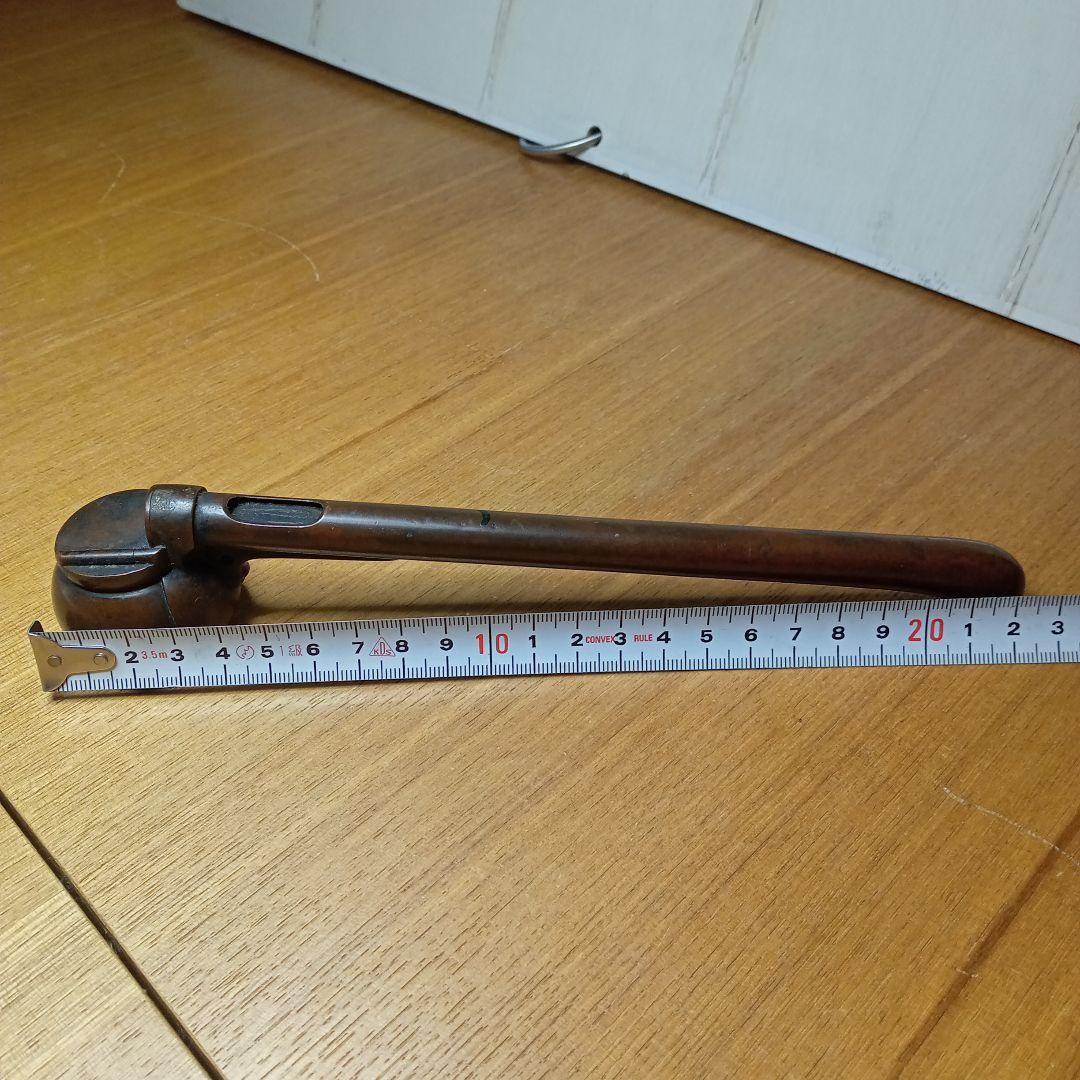 矢立て珍慶刻印の銅製古美術品