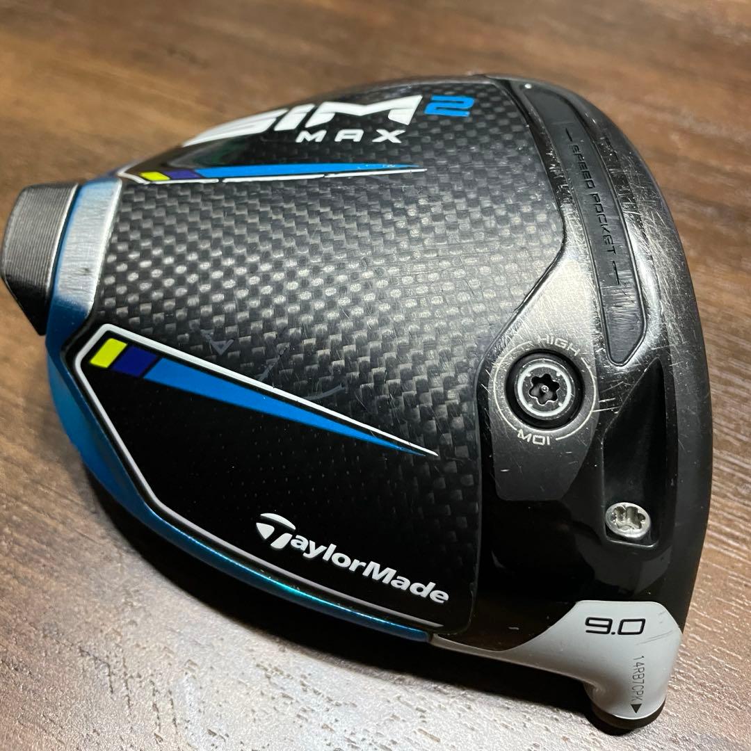 テーラーメイド Sim2 Maxドライバー 9° ヘッドカバー付き - メルカリ