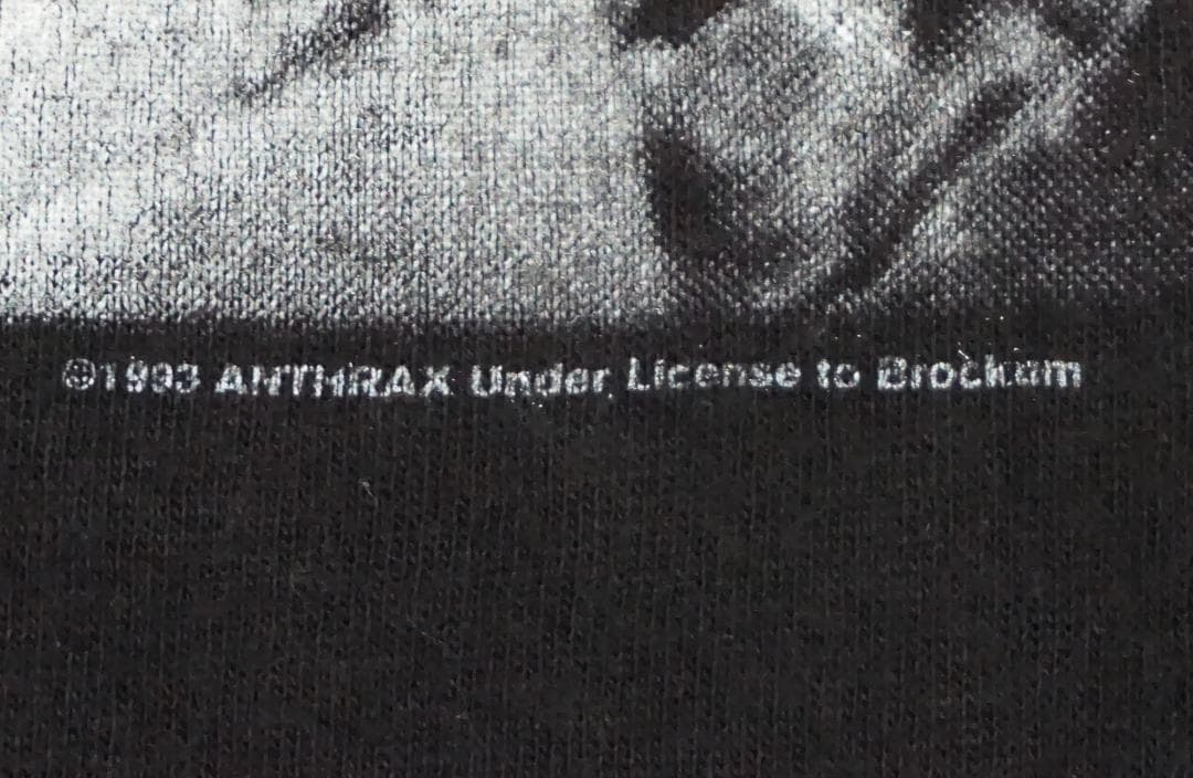 90's USA製 ANTHRAX Tシャツ ロック ビンテージ Slayer