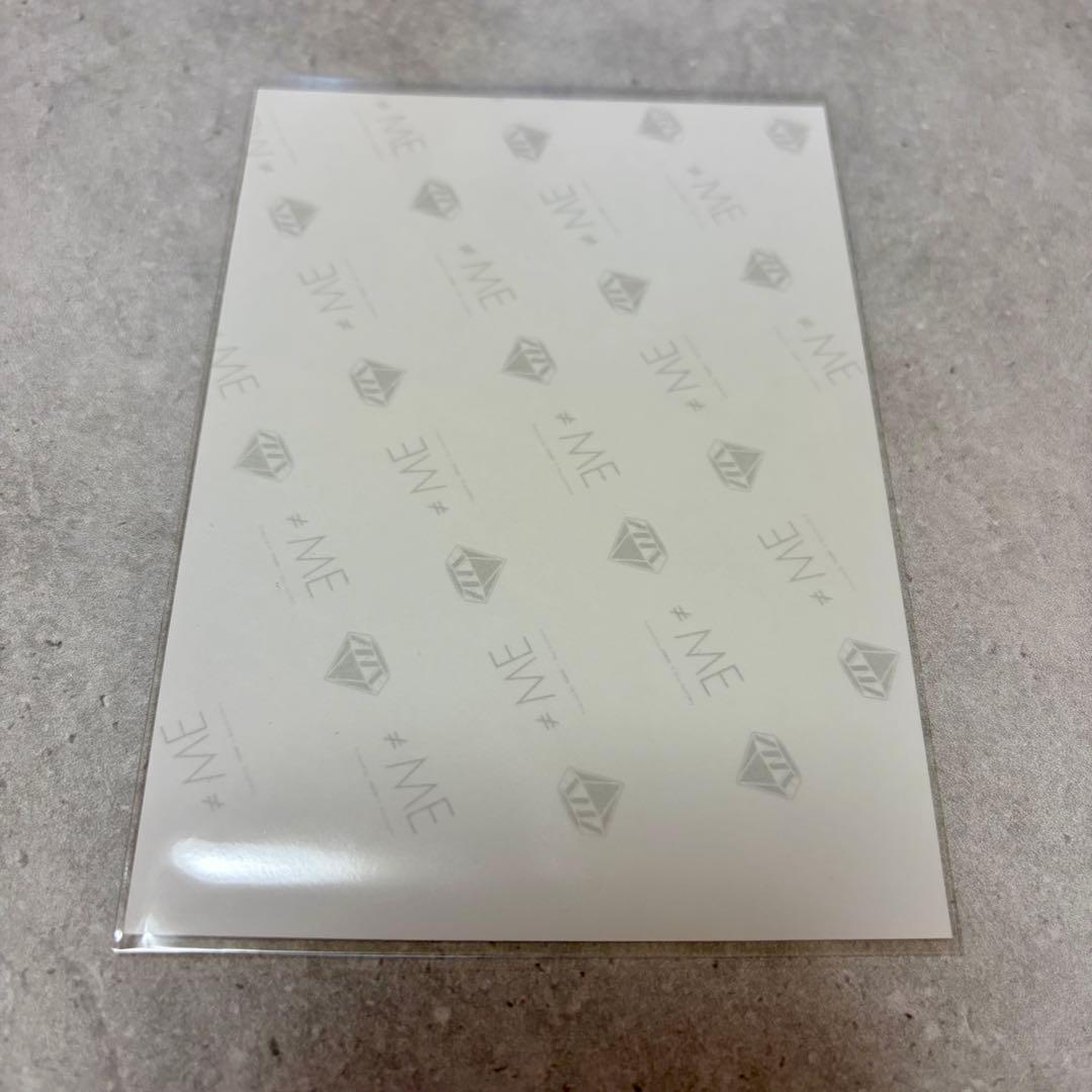 ≠ME 川中子奈月心 直筆生写真 「きゅんかわ人生」② ヨリ ノイミー