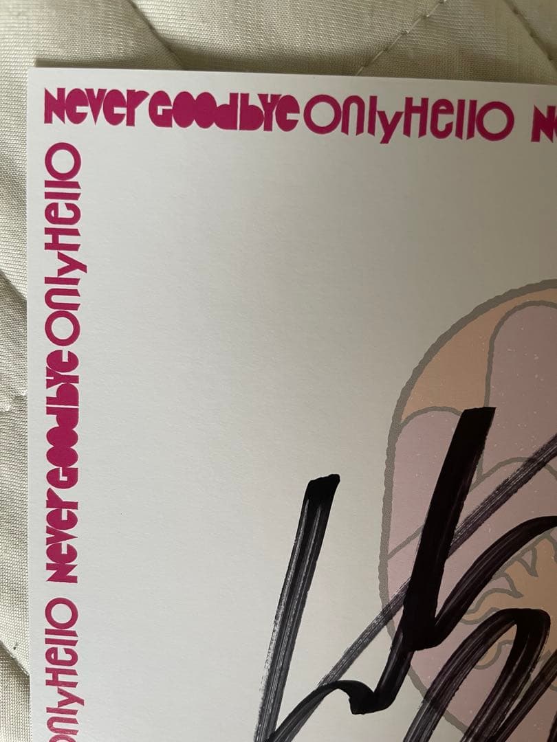 INABA/SALAS 直筆 サイン 色紙 稲葉浩志 B'z 会場限定