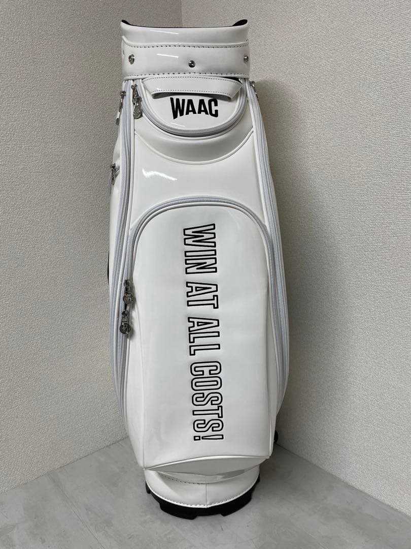新品】WAAC ワック UNISEX エナメルキャディバッグ ホワイト - メルカリ