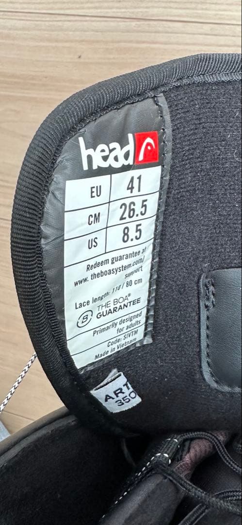 スノーボード HEAD 26.5cm THREE BOA Focus